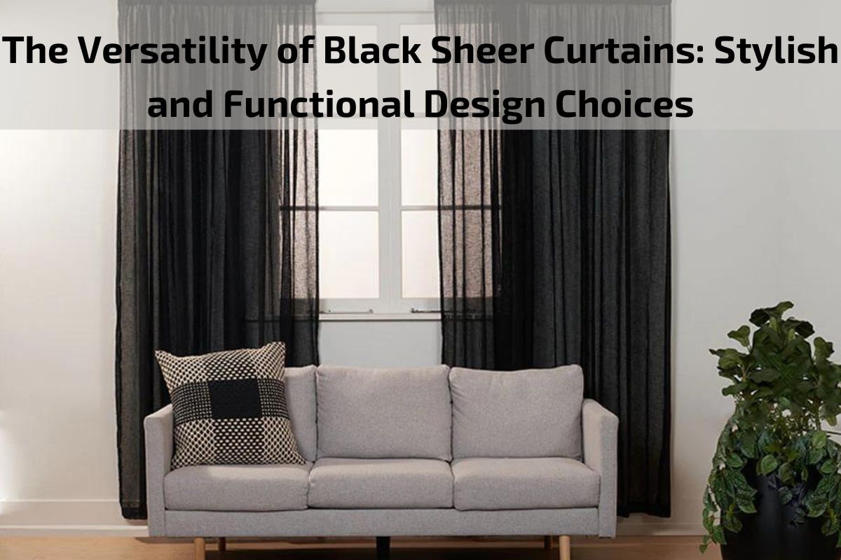 Black Sheer Curtains