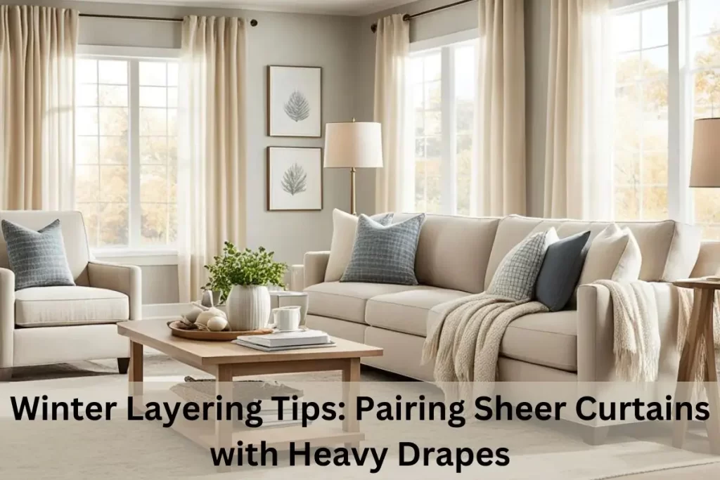 Winter Layering Tips: Pairing Sheer Curtains with Heavy Drapes